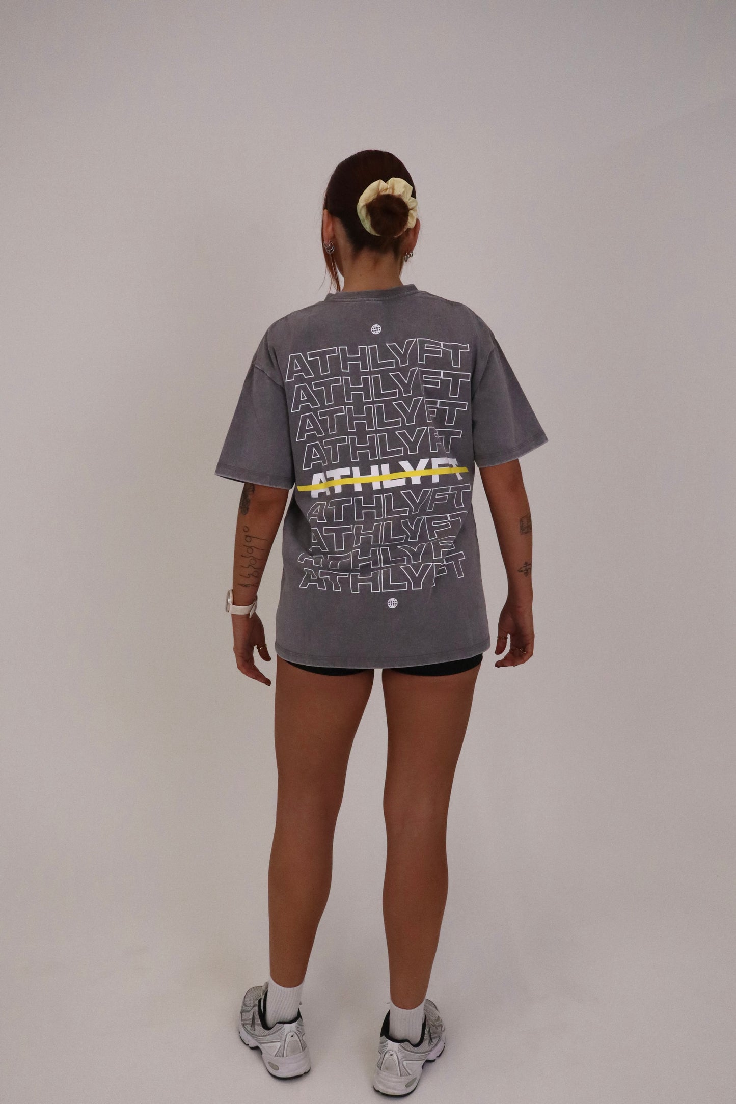 The Stonewash Oversize Tee - Light Grey