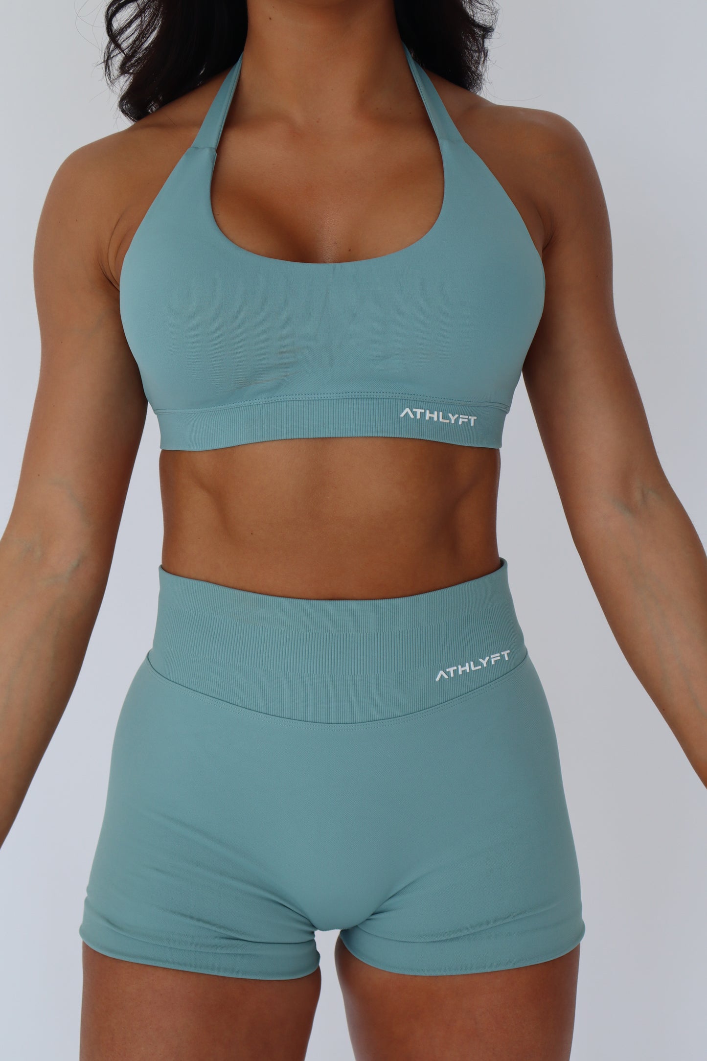 Core Halter Bra - Aura