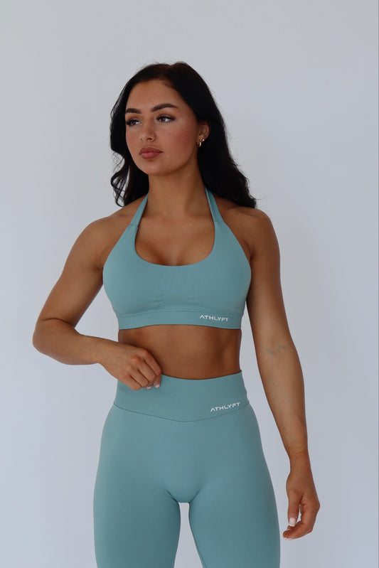 Core Halter Bra - Aura