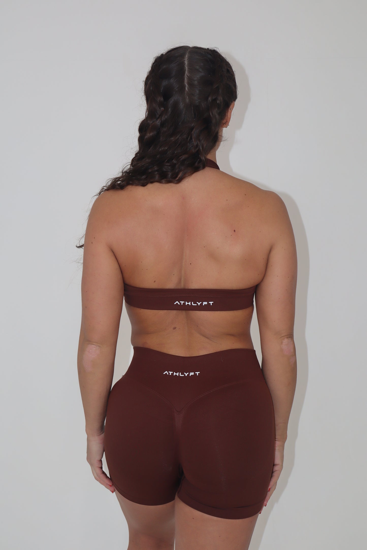 Core Halter Bra - Cocoa