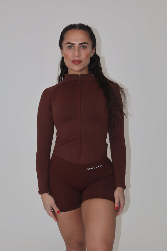 Core Zip Jacket - Cocoa