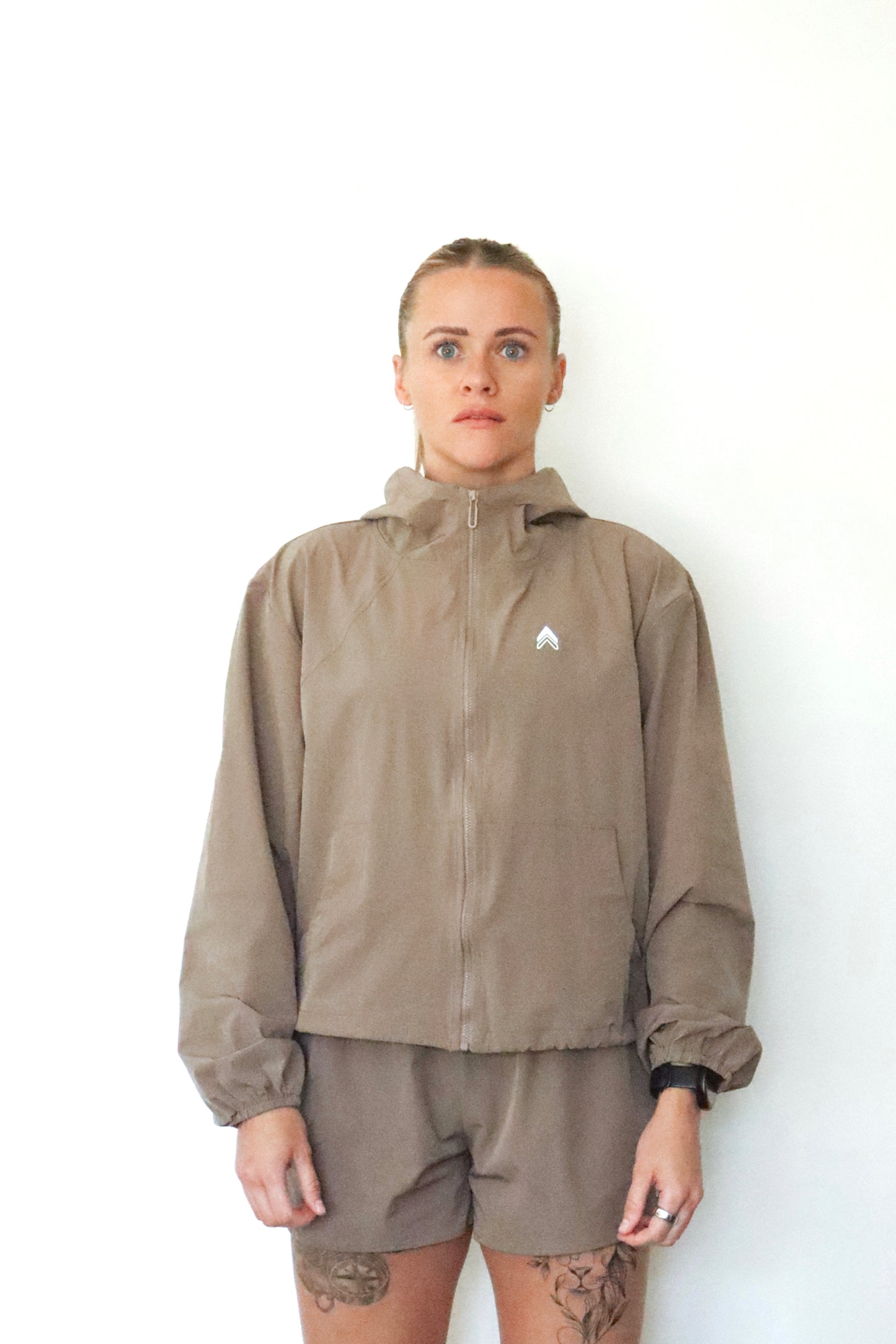Hybrid Track Jacket - Mushroom