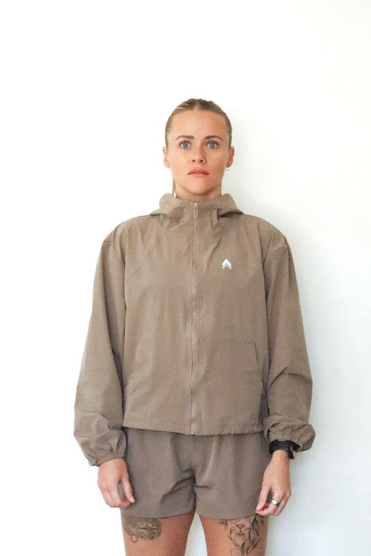 Hybrid Track Jacket - Mushroom