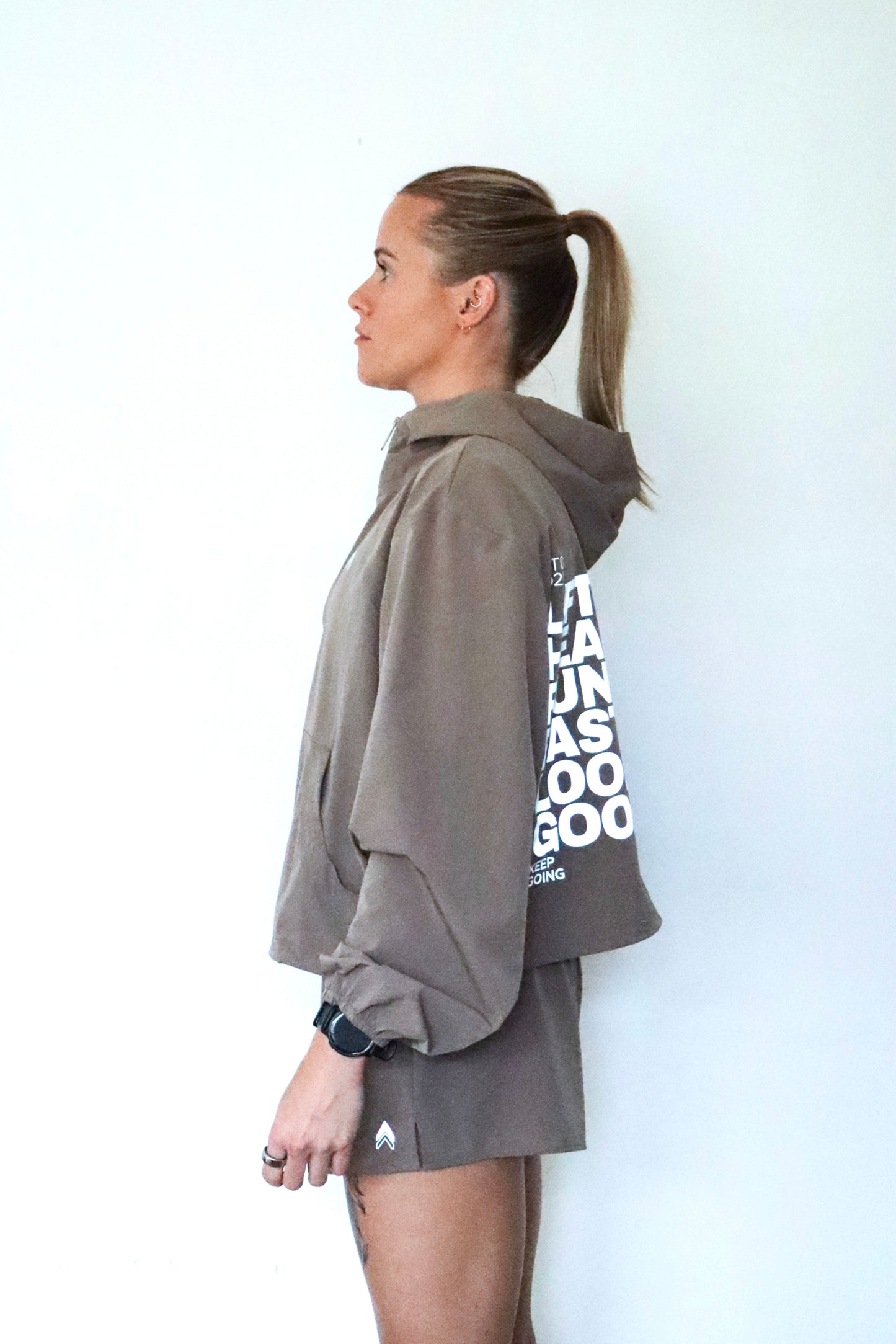 Hybrid Track Jacket - Mushroom
