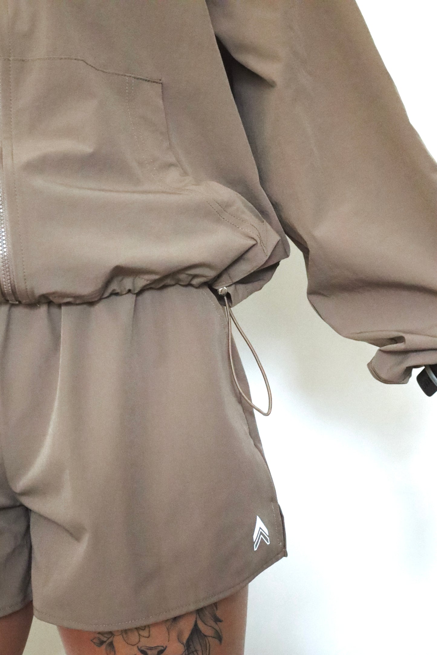 Hybrid Track Jacket - Mushroom