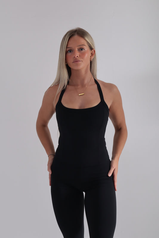Cloudflow Halter Vest - True Black