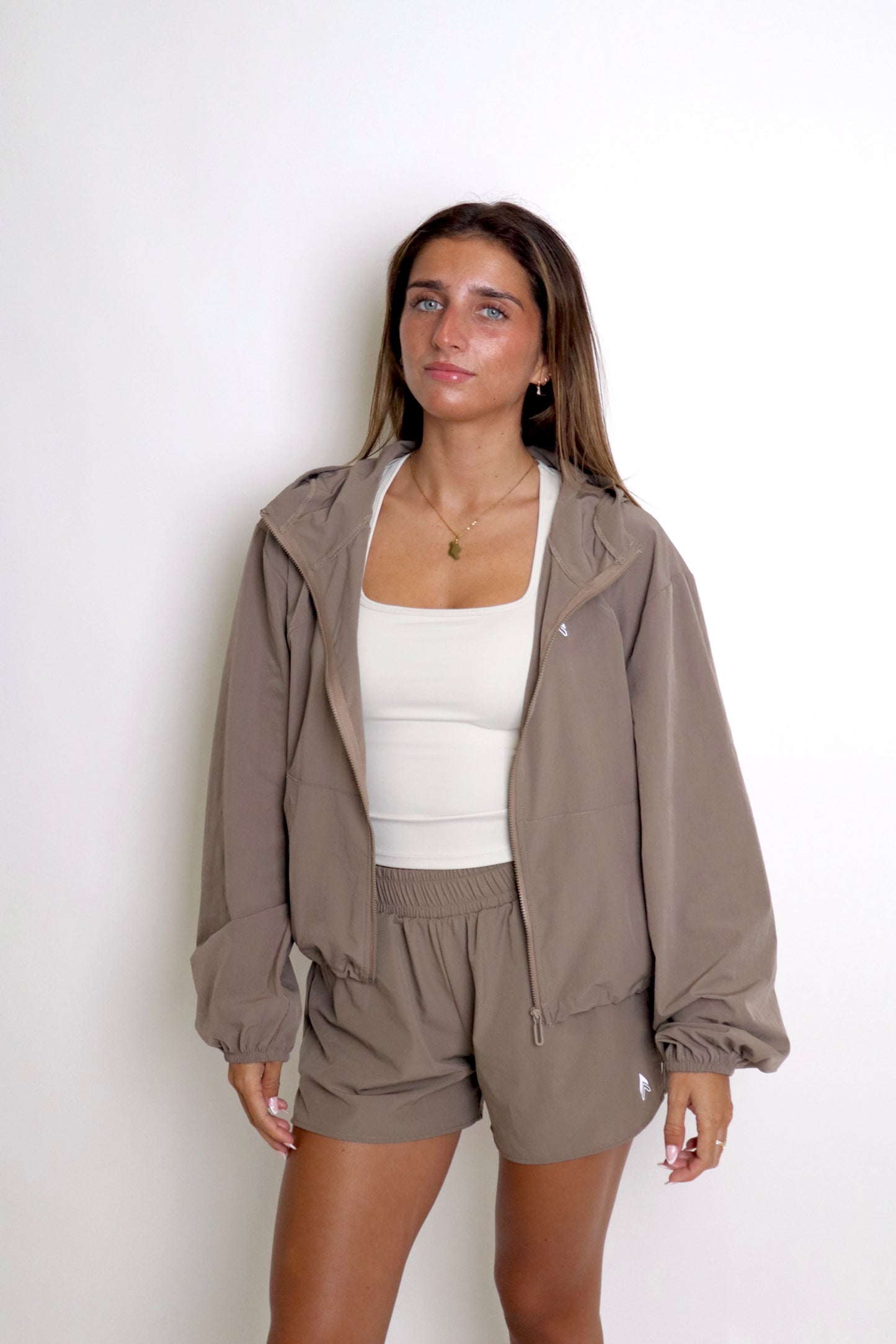 Hybrid Track Jacket - Mushroom