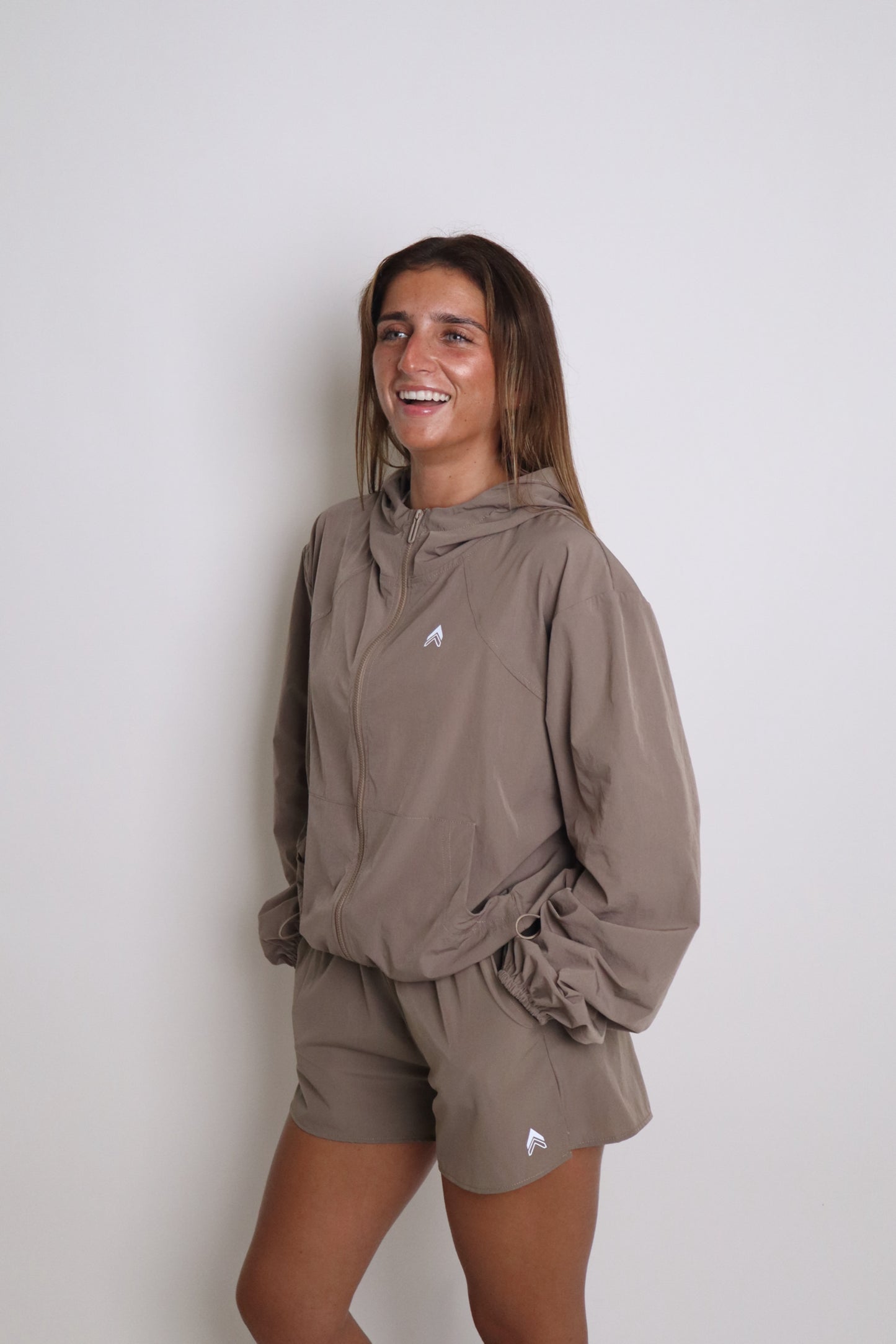 Hybrid Track Jacket - Mushroom