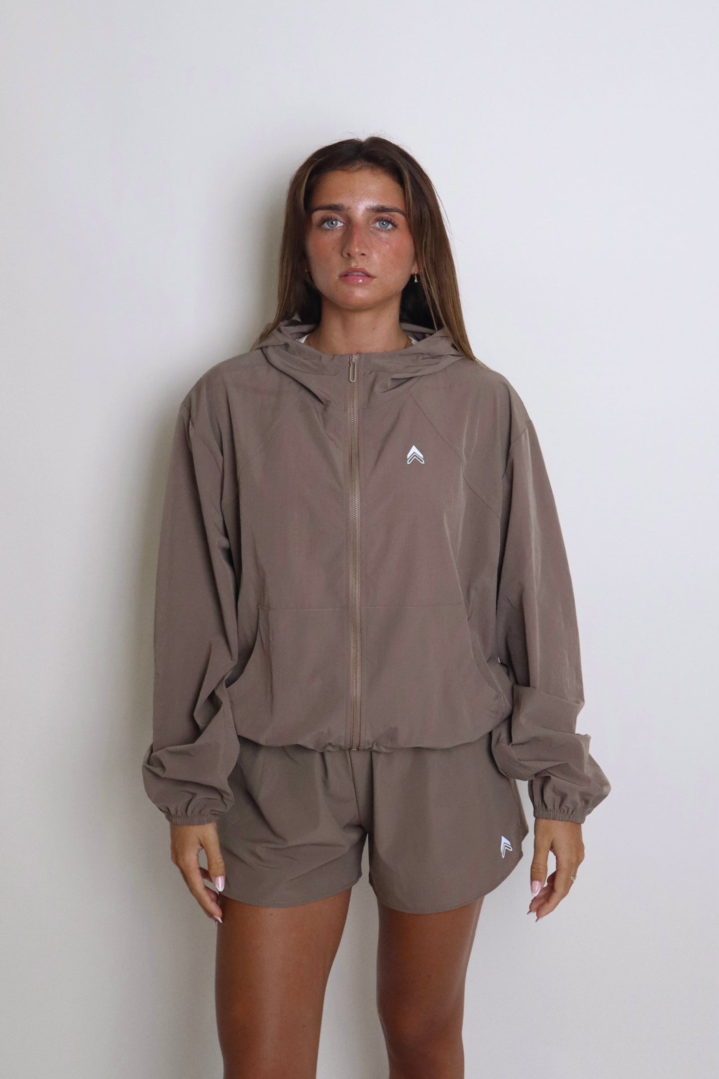 Hybrid Track Jacket - Mushroom