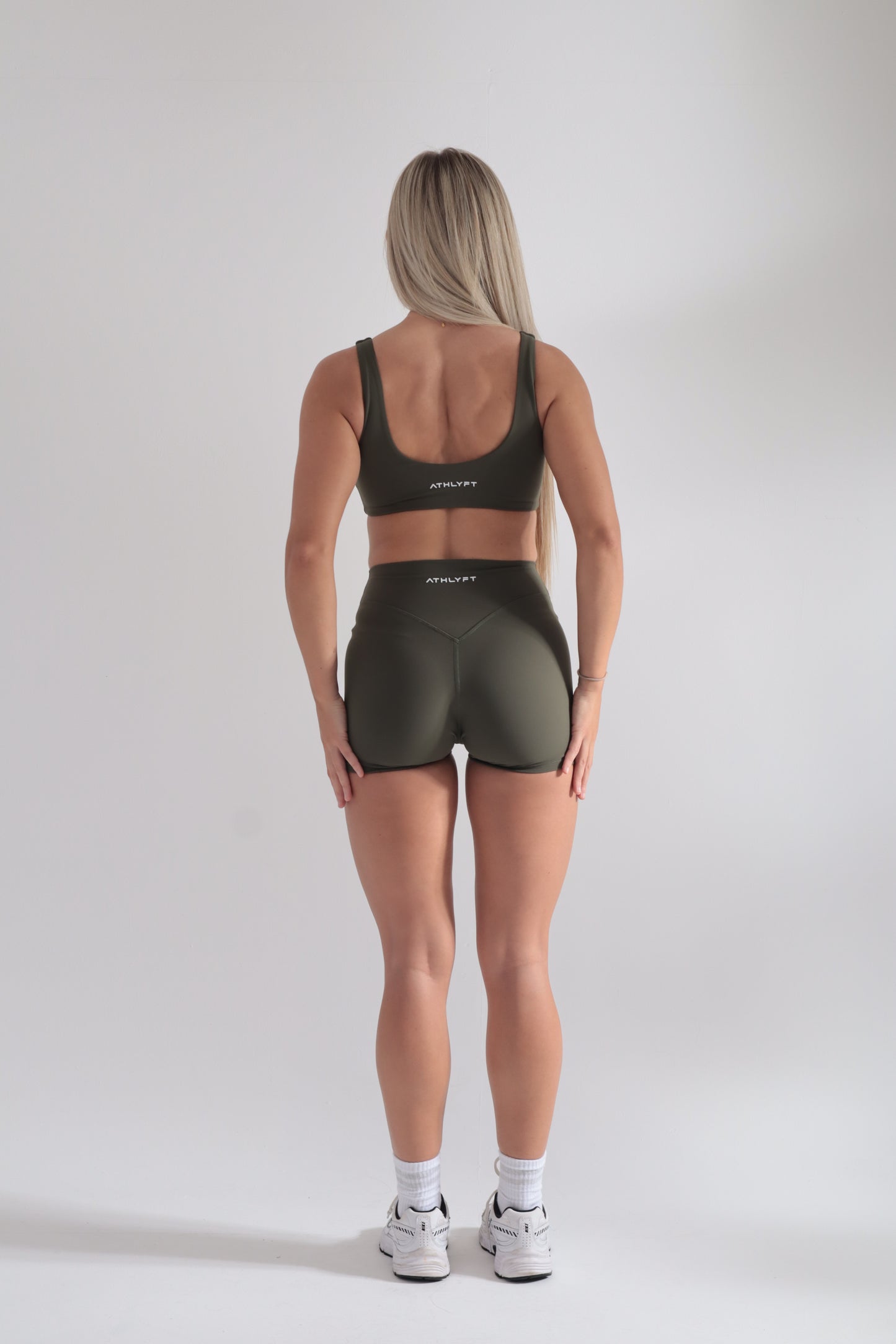 Cloudflow Low Back Bra - Classic Khaki