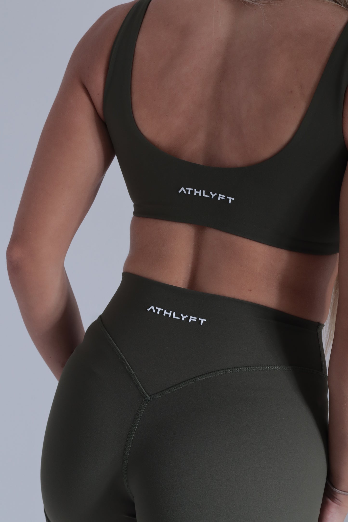 Cloudflow Low Back Bra - Classic Khaki