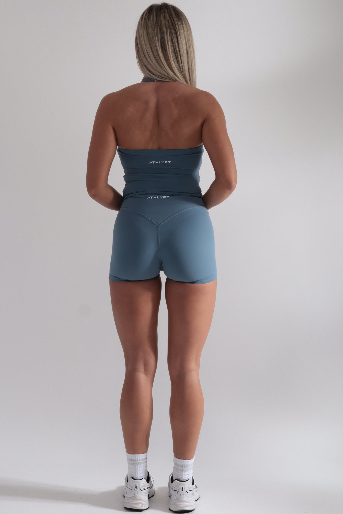 Cloudflow Halter Vest - Steel Blue