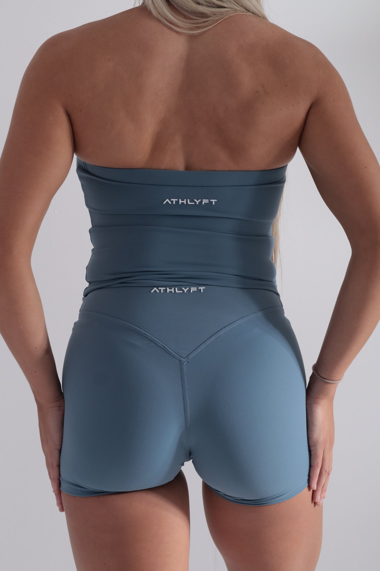 Cloudflow Halter Vest - Steel Blue