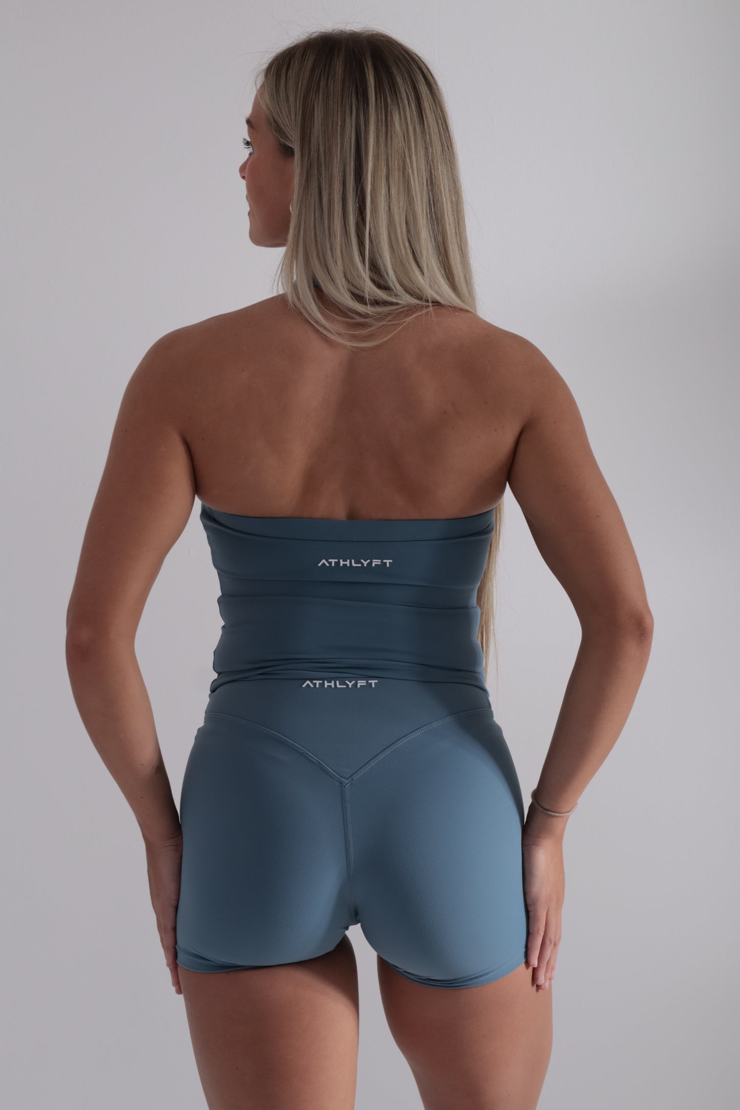 Cloudflow Halter Vest - Steel Blue