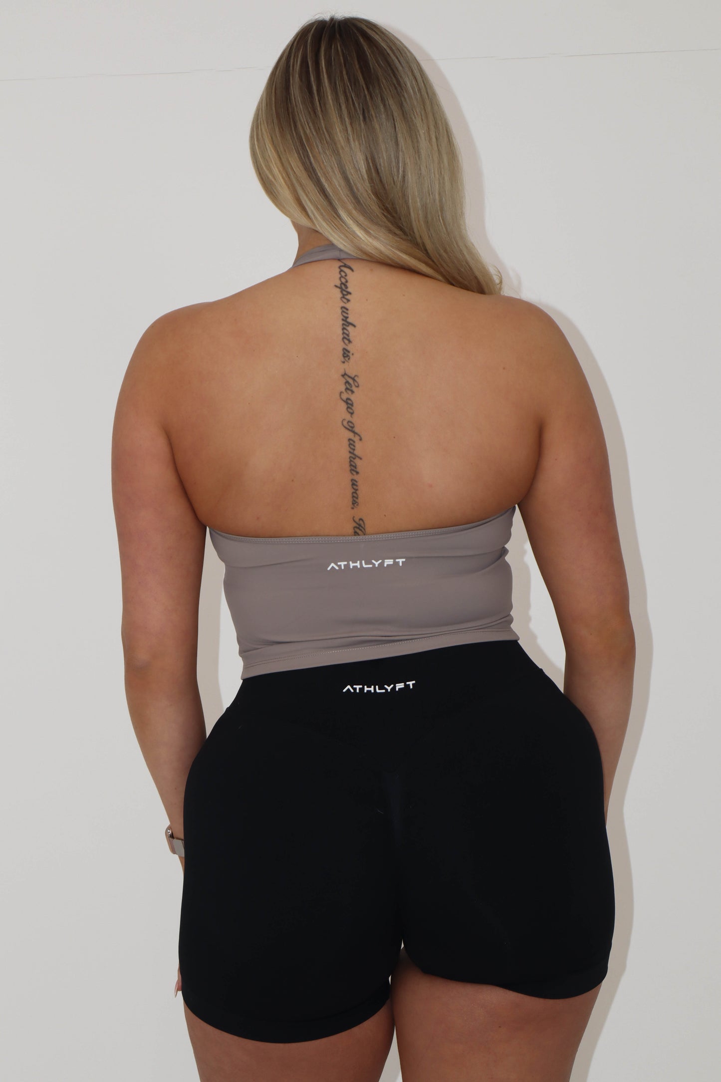 V-Neck Halter Vest - Mocha